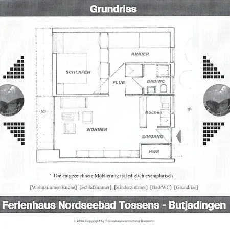 Holiday home Freistehendes In Tossens Mit Terrasse